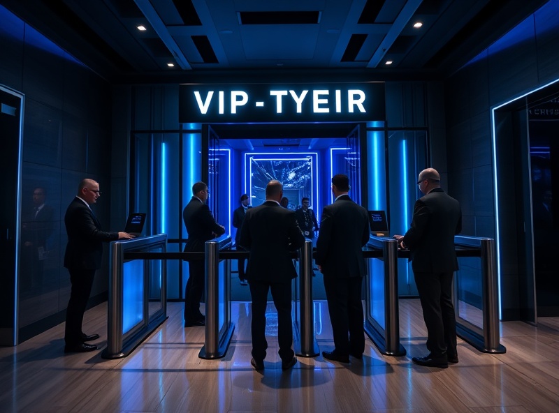 VIP access control at an upscale corporate event